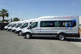 Transfert en navette partagée de l'aéroport de Paphos vers les hôtels