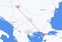 Flüge von der Stadt Belgrad in die Stadt Çanakkale