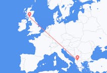 Flights from Ohrid, Republic of North Macedonia to Glasgow, the United Kingdom