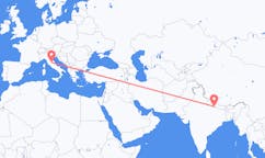 Flyrejser fra Siddharthanagar, Nepal til Perugia, Italien