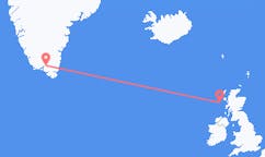 Flyg från Narsarsuaq, Grönland till Barra, Skottland