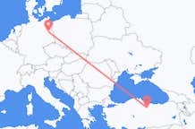 Flyrejser fra Tokat, Tyrkiet til Berlin, Tyskland