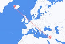 出发地 沙特阿拉伯出发地 阿尔焦夫地区目的地 冰岛雷克雅未克的航班