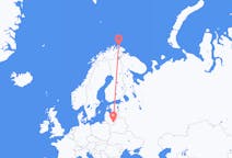 Flights from from Mehamn to Vilnius