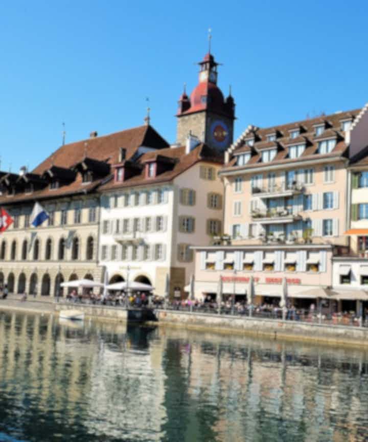 Segeltouren in Luzerne, die Schweiz