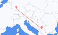 Flyg från Mannheim, Tyskland till Pristina, Kosovo