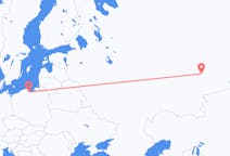 Flyreiser fra Jekaterinburg, Russland til Gdańsk, Polen