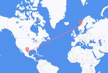 Flyrejser fra Monterrey, Mexico til Trondheim, Norge