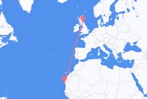 Flights from Nouadhibou, Mauritania to Edinburgh, Scotland