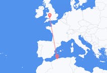 Flyrejser fra Chlef, Algeriet til Bristol, England