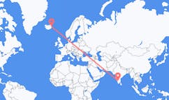 Flights from Mysore, India to Egilsstaðir, Iceland