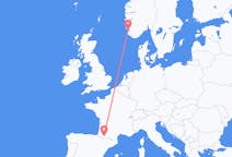 Flyreiser fra Stavanger, Norge til Lourdes, Frankrike