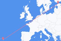 Flights from Tallinn in Estonia to Ponta Delgada in Portugal