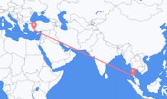 Flüge von Trang, Thailand nach Antalya, die Türkei