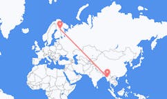 Flights from Bagan to Kuusamo