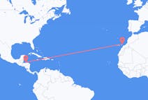 Flyg från Coxen Hole, Honduras till Lanzarote, Spanien