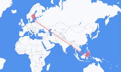 出发地 印度尼西亚卢武克目的地 瑞典維斯比的航班