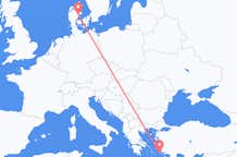 Flights from Kalymnos to Aarhus
