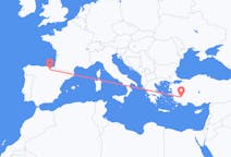 Flyrejser fra Vitoria, Spanien til Denizli, Tyrkiet
