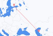 Flyrejser fra Aqtau til Helsinki