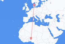 Flights from Ilorin, Nigeria to Sønderborg, Denmark
