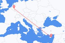 出发地 比利时从列日目的地 塞浦路斯拉纳卡的航班