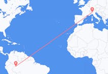 Flights from Leticia, Amazonas, Colombia to Milan, Italy
