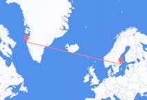 Voli da Stoccolma, Svezia a Siimiut, Groenlandia