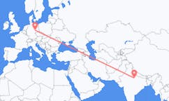 Flyg från Kanpur, Indien till Leipzig, Tyskland