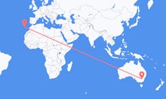 Flyreiser fra Wagga Wagga, Australia til Vila Baleira, Portugal
