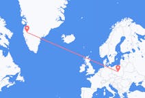 Flights from Łódź, Poland to Kangerlussuaq, Greenland