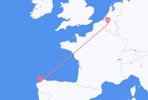 Flyg från La Coruña, Spanien till Bryssel, Spanien