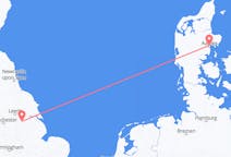 Flights from Doncaster, England to Aarhus, Denmark