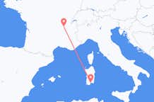 Flyreiser fra Cagliari, til Lyon