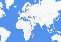 Flights from Tôlanaro, Madagascar to Kajaani, Finland