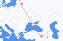 Flyreiser fra Mardin, til Vilnius