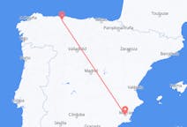 Fly fra Murcia til Asturien