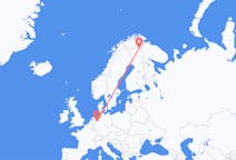 Vluchten van Münster, Duitsland naar Ivalo, Finland