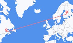 Flyrejser fra Presque Isle, USA til Kuopio, Finland