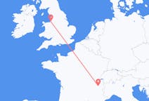 Flyrejser fra Chambery, Frankrig til Liverpool, England