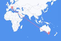 オーストラリア、 ホバートから、オーストラリア、ローマへ行きのフライト