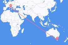 Flyg från Hobart, Australien till Rom, Australien