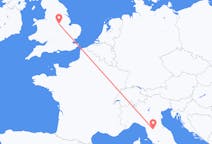 Flyg från Nottingham, England till Florens, Italien