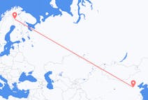 Flyg från Shijiazhuang, Kina till Kolari, Finland