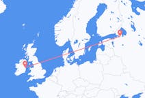 Vluchten van Dublin, Ierland naar Sint-Petersburg, Rusland