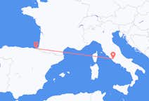 Loty z San Sebastián, Hiszpania do Rzymu, Włochy