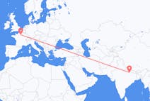Flights from Gorakhpur, India to Paris, France