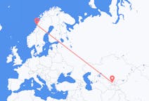 Fly fra Tasjkent til Sandnessjøen