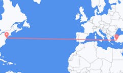 美国出发地 大西洋城飞往美国目的地 代尼茲利的航班