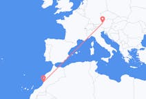Flights from Agadir, Morocco to Salzburg, Austria